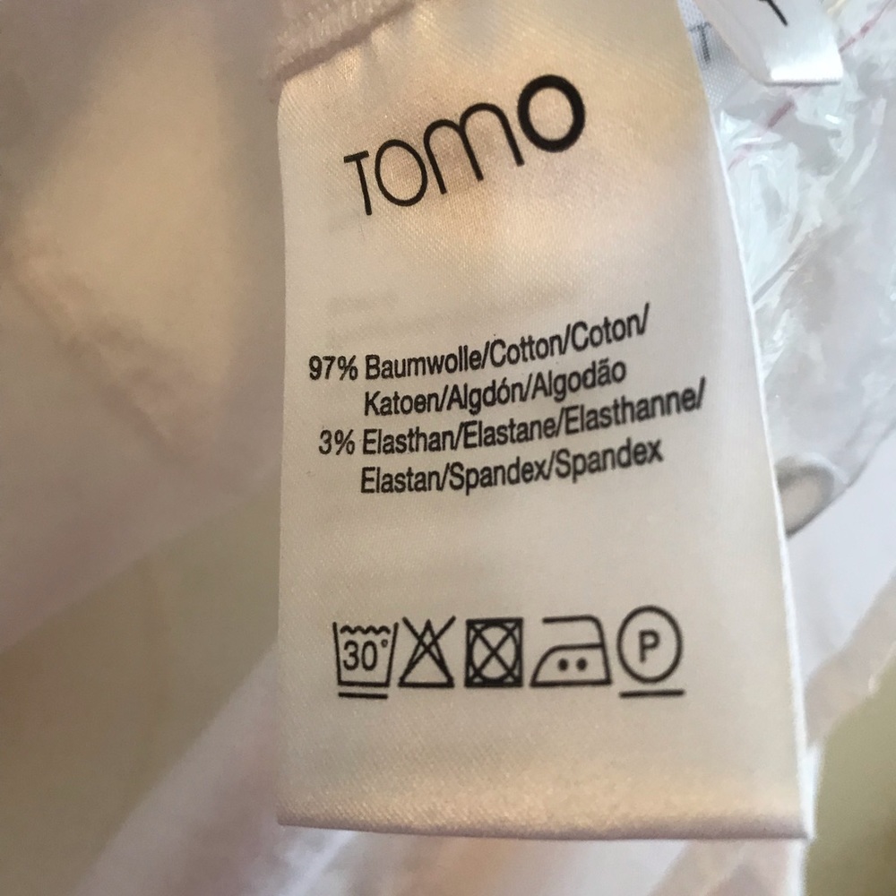 Rare Risona Tomo White Scarf Shirt - Picture 10 of 11